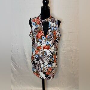 Jasmine Floral Sleeveless Blouse